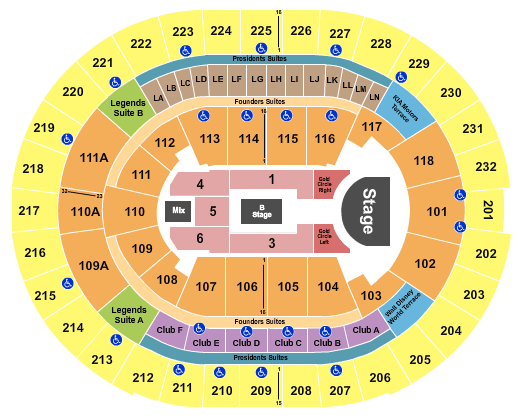 Kia Center Rosalía Seating Chart